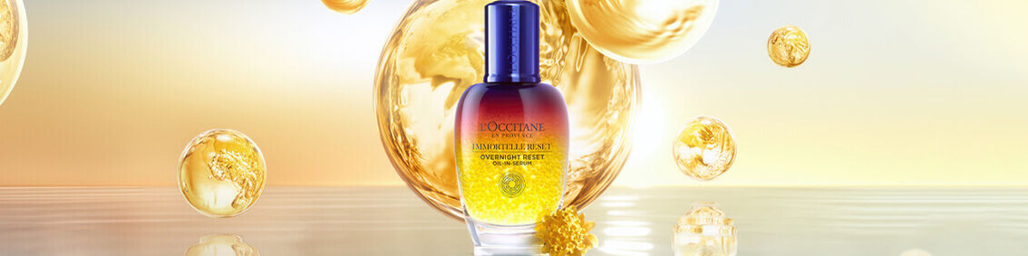 New formula Reset serum with +40% more glow