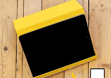 GIFT BOX AS TABLET STAND