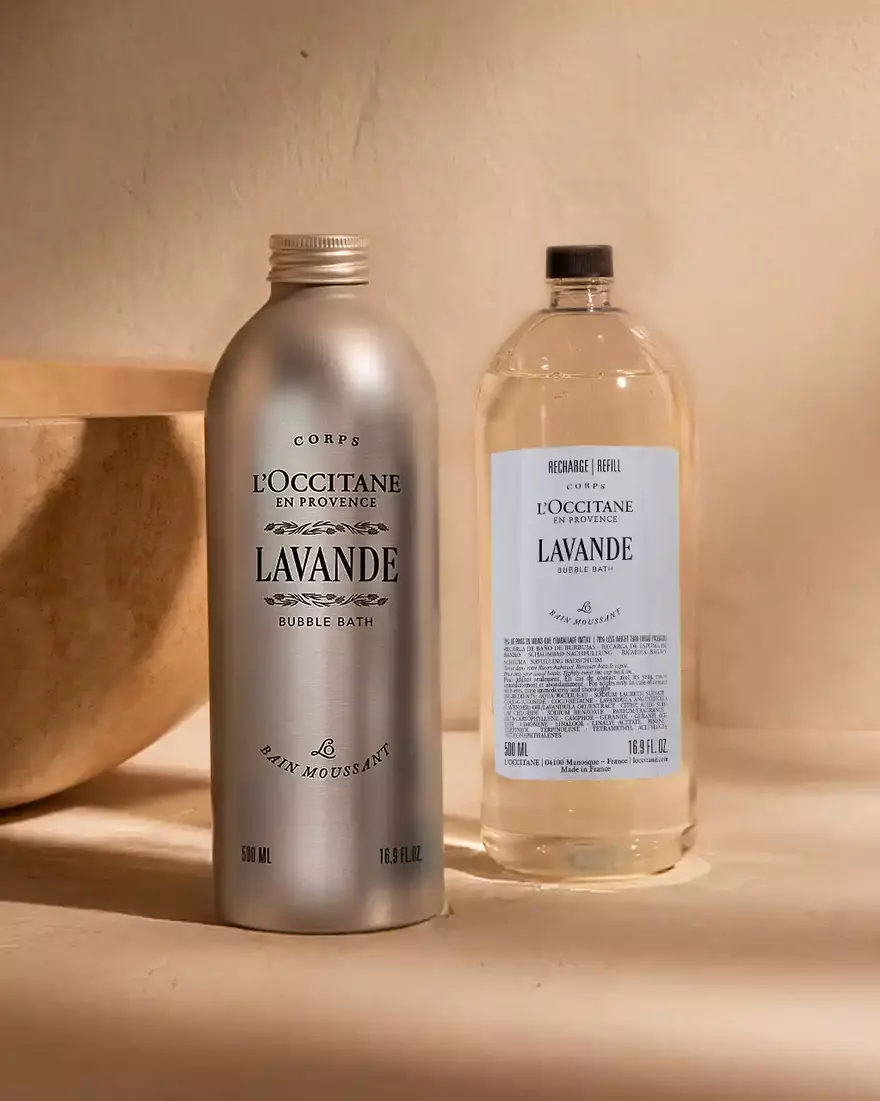 view 4/5 of Relaxing Lavande Bath Refill Duo, , AURECT