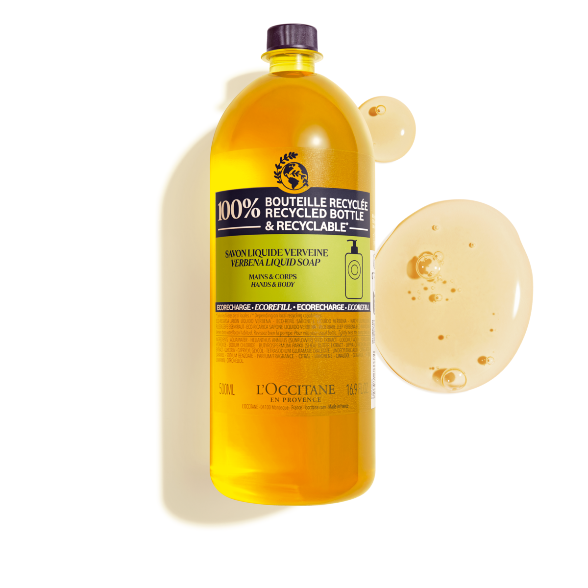 view 1/2 of Shea Verbena Liquid Soap Refill, , large