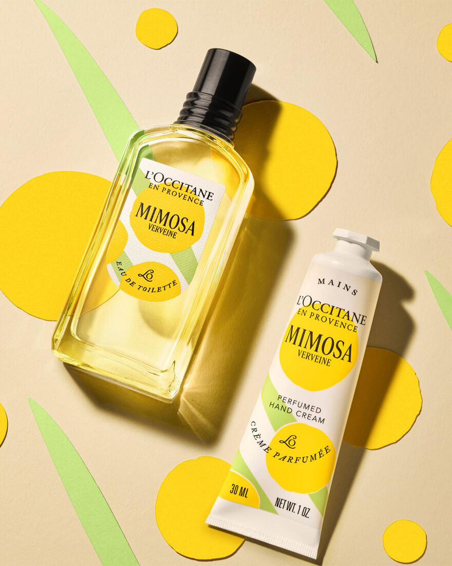 view 3/4 of Mimosa Verveine perfumed hand cream, , AURECT