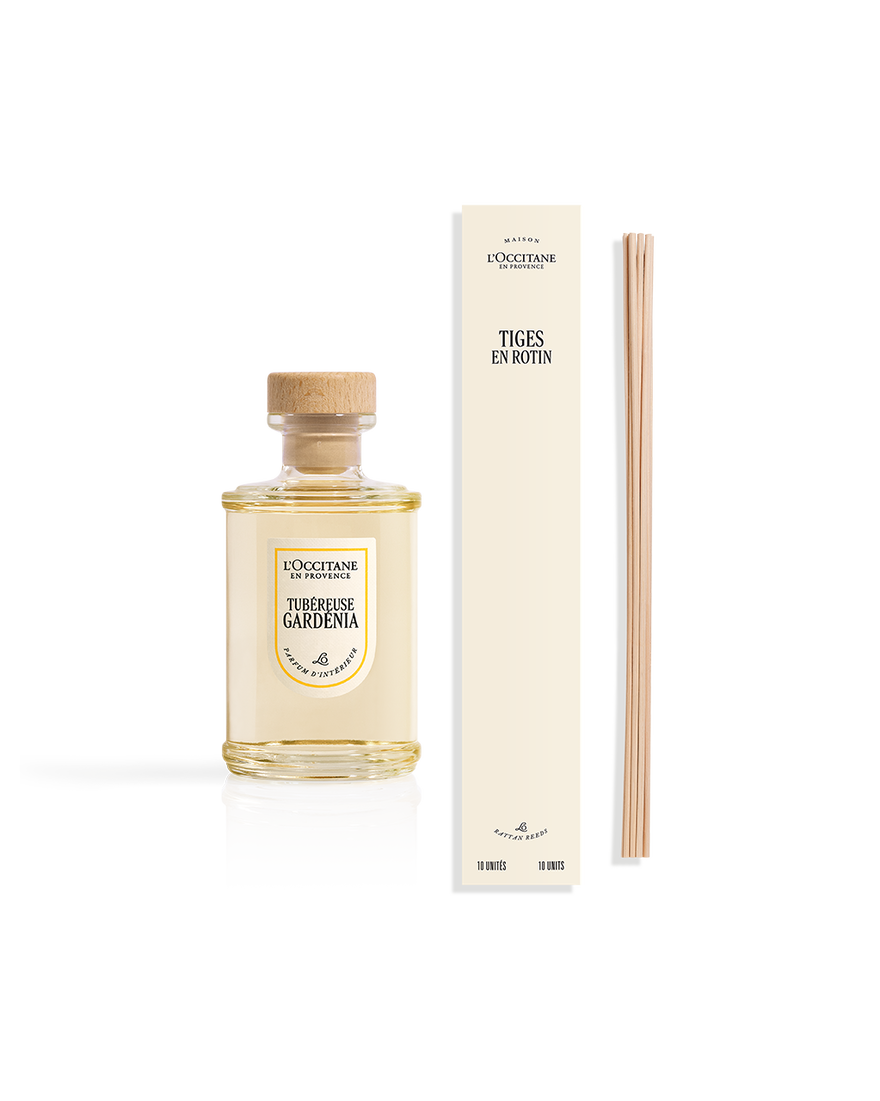 Tub&eacute;reuse Gard&eacute;nia Home Diffuser Set | L&rsquo;Occitane en Provence