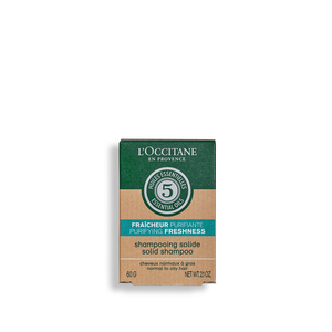 Purifying Freshness Solid Shampoo 60 g | L’Occitane en Provence