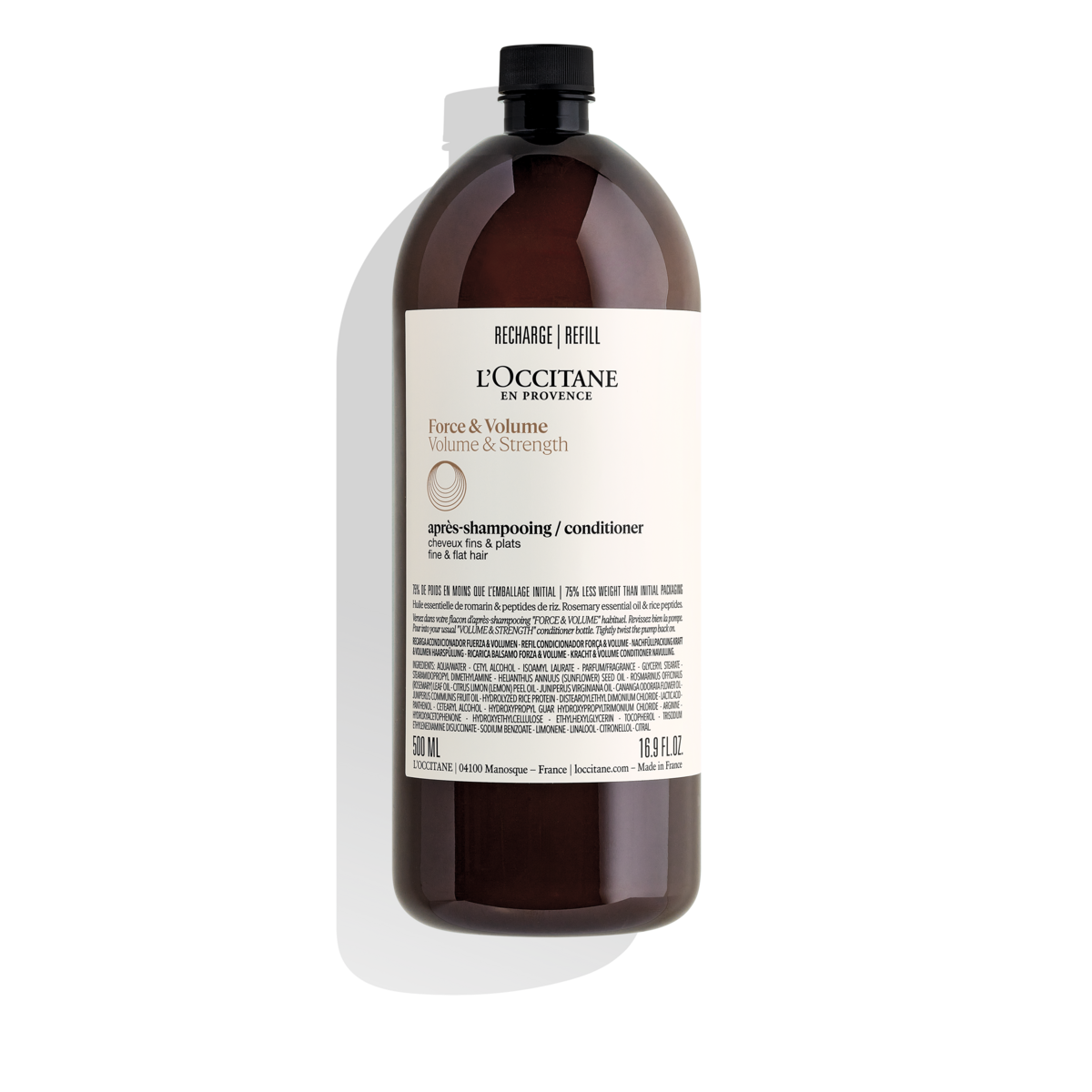 L'Occitane Volume & Strength Conditioner Refill - New 500Ml 11RC500FV25