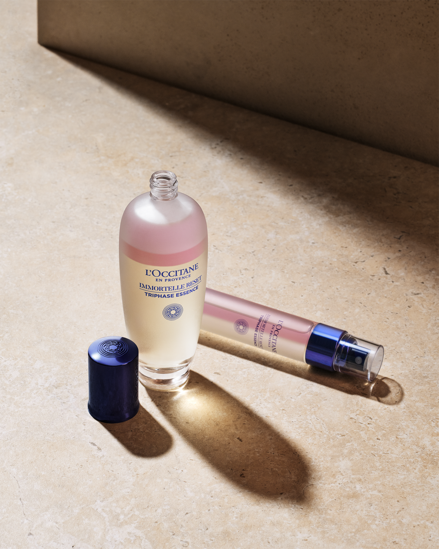 Immortelle Tri-phase Reset Essence 50ml | L'Occitane New Zealand