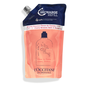 Cherry Blossom Bath & Shower Gel Eco-Refill 500 ml | L’Occitane en Provence