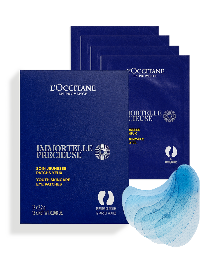 Immortelle Precieuse Youth Skincare Eye Patches 24 g | L&rsquo;Occitane en Provence