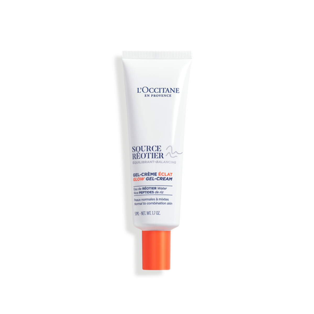 L'Occitane Source Réotier Glow Gel-Cream - Hydration With A Matte Finish 50Ml 11GC050R23