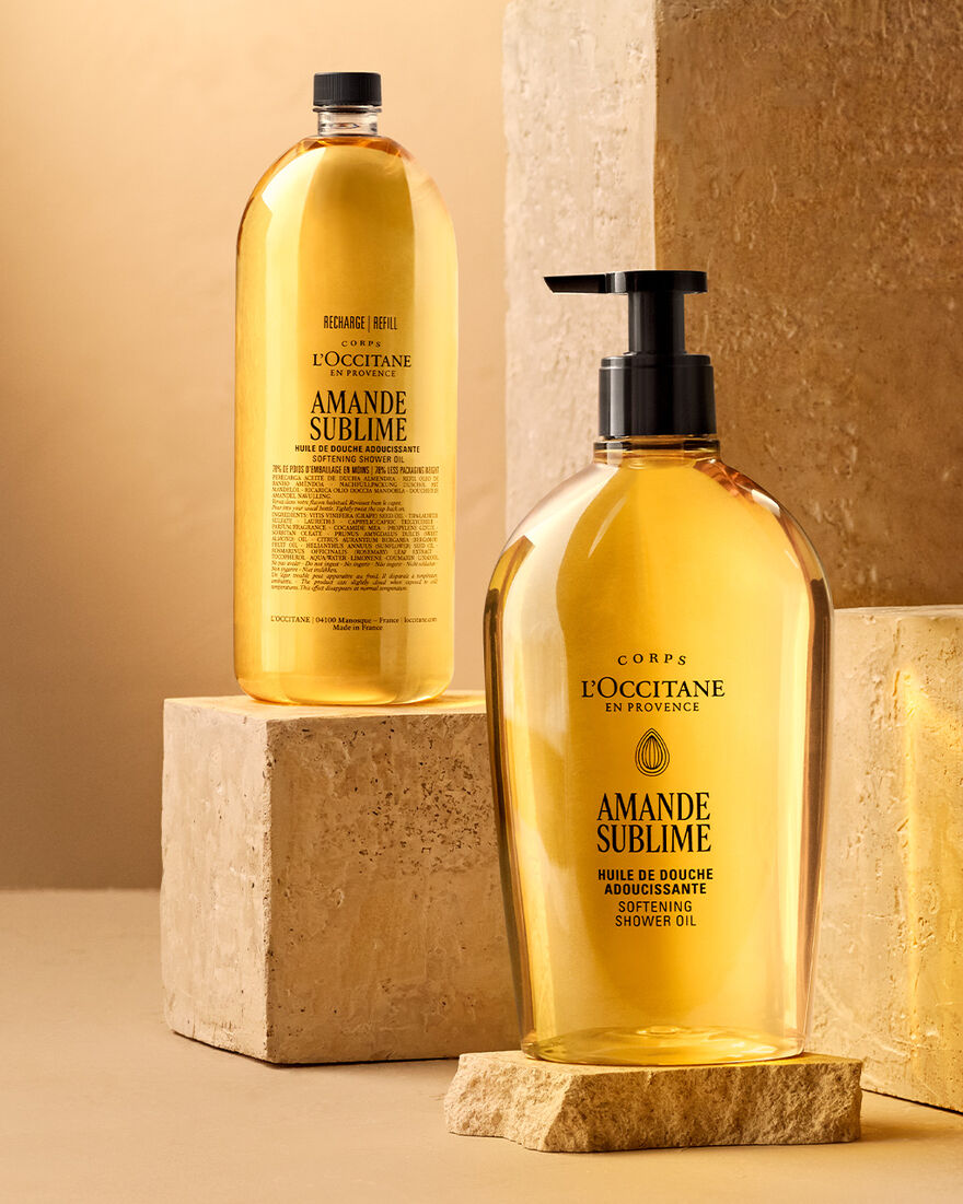 view 7/7 of Almond Shower Oil Refill Duo, , AURECT