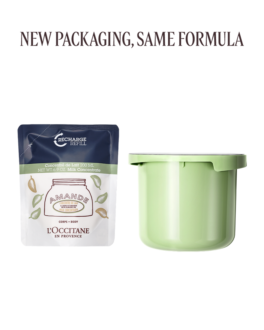 Almond Milk Concentrate Refill, AURECT (2) 200 ml | L&rsquo;Occitane en Provence