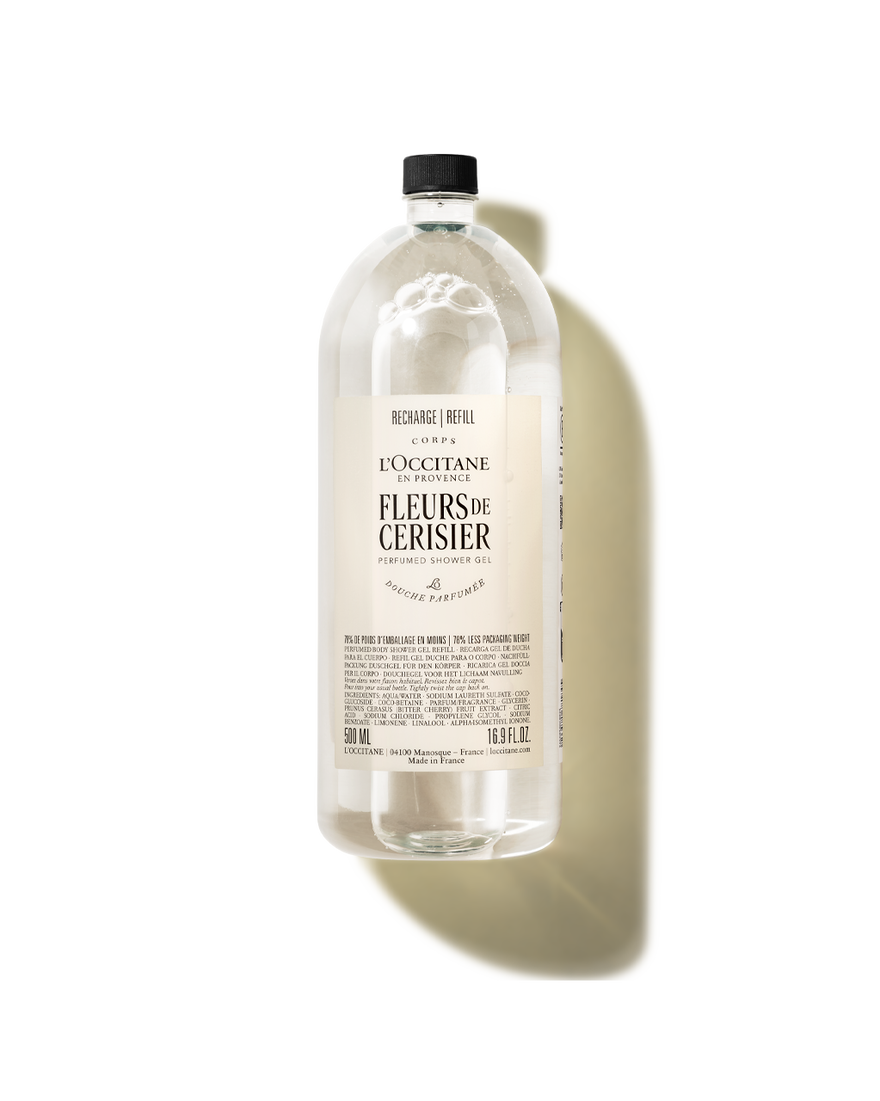 Fleurs de Cerisier Shower Gel Refill 500 ml | L&rsquo;Occitane en Provence