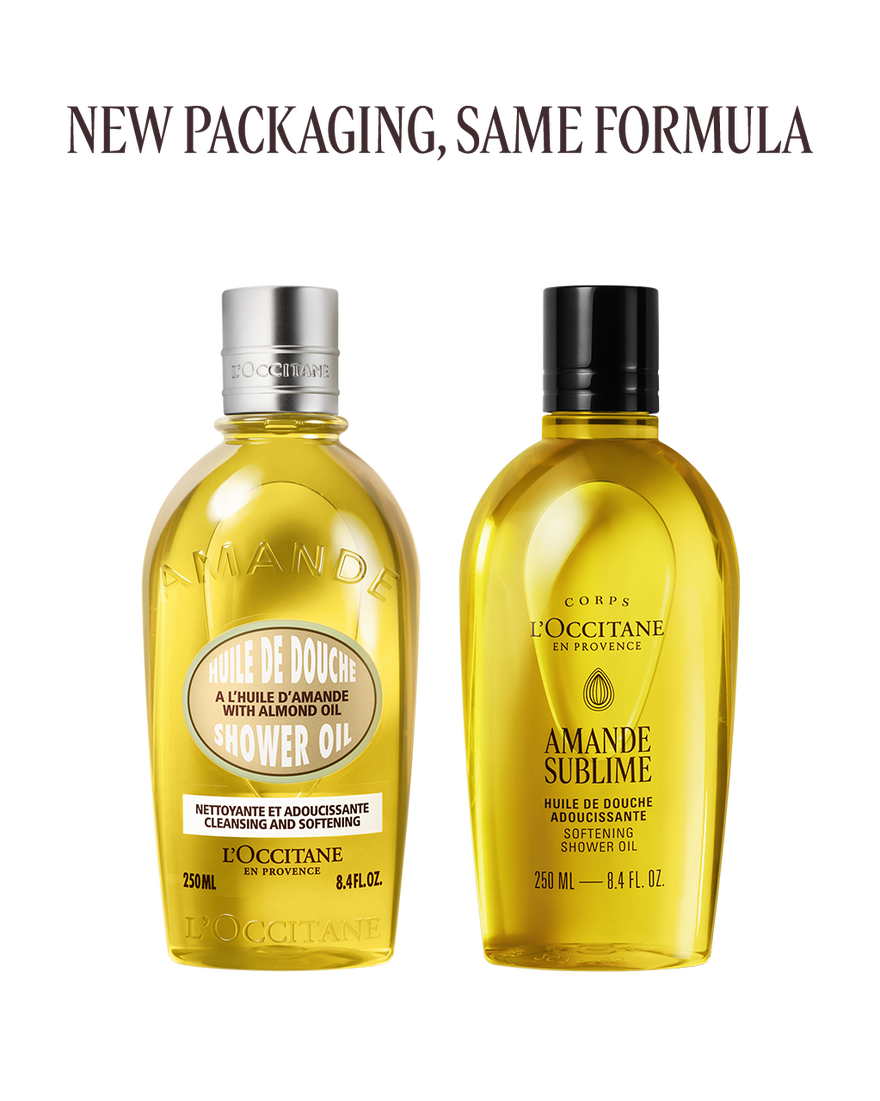Almond Softening Shower Oil, AURECT (2) 250 ml | L&rsquo;Occitane en Provence