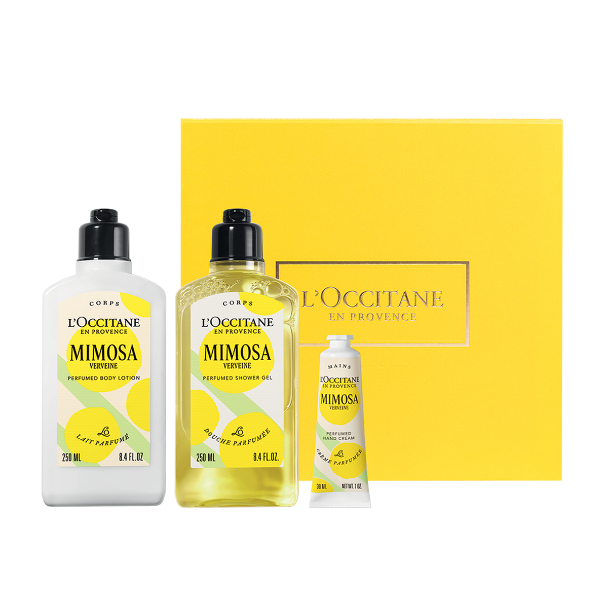 L'OCCITANE ミモザ ヴェルヴェーヌ セット Mimosa Verveine Body Collection | L'Occitane en Provence