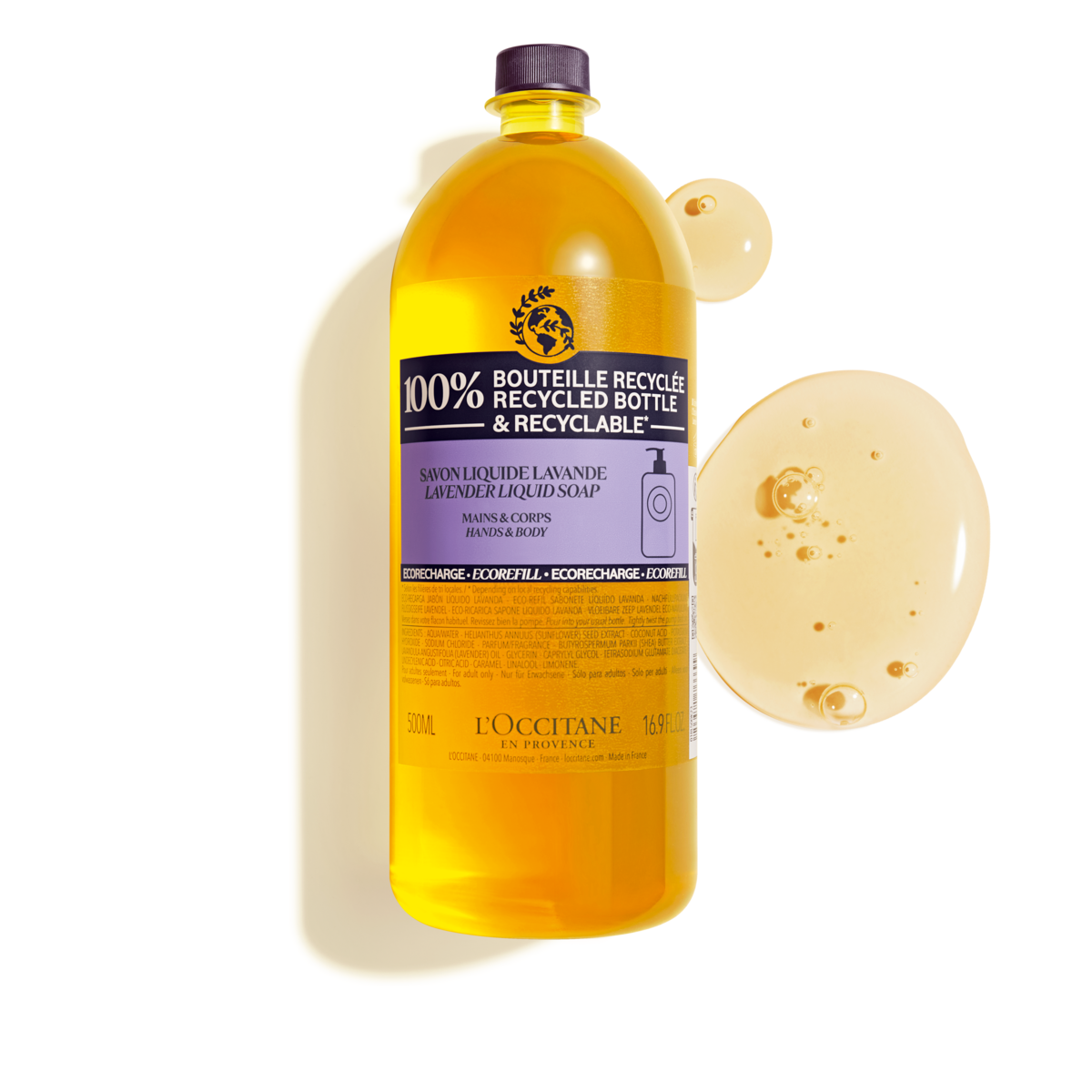 view 1/2 of Shea Lavender Liquid Soap Refill, , large