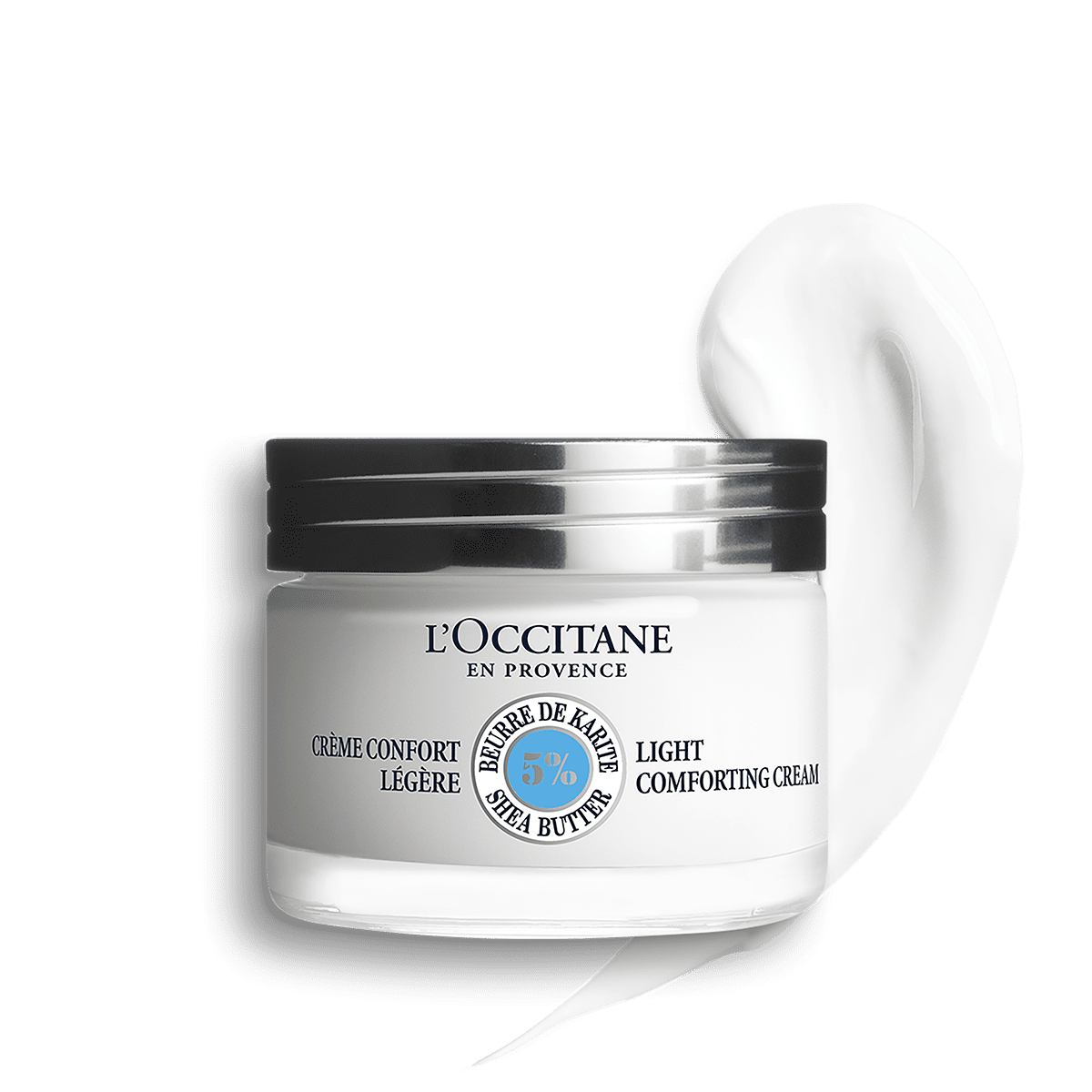 L'Occitane Shea Light Comforting Cream - Lightweight Daily Moisturiser 50Ml 01CL050K21