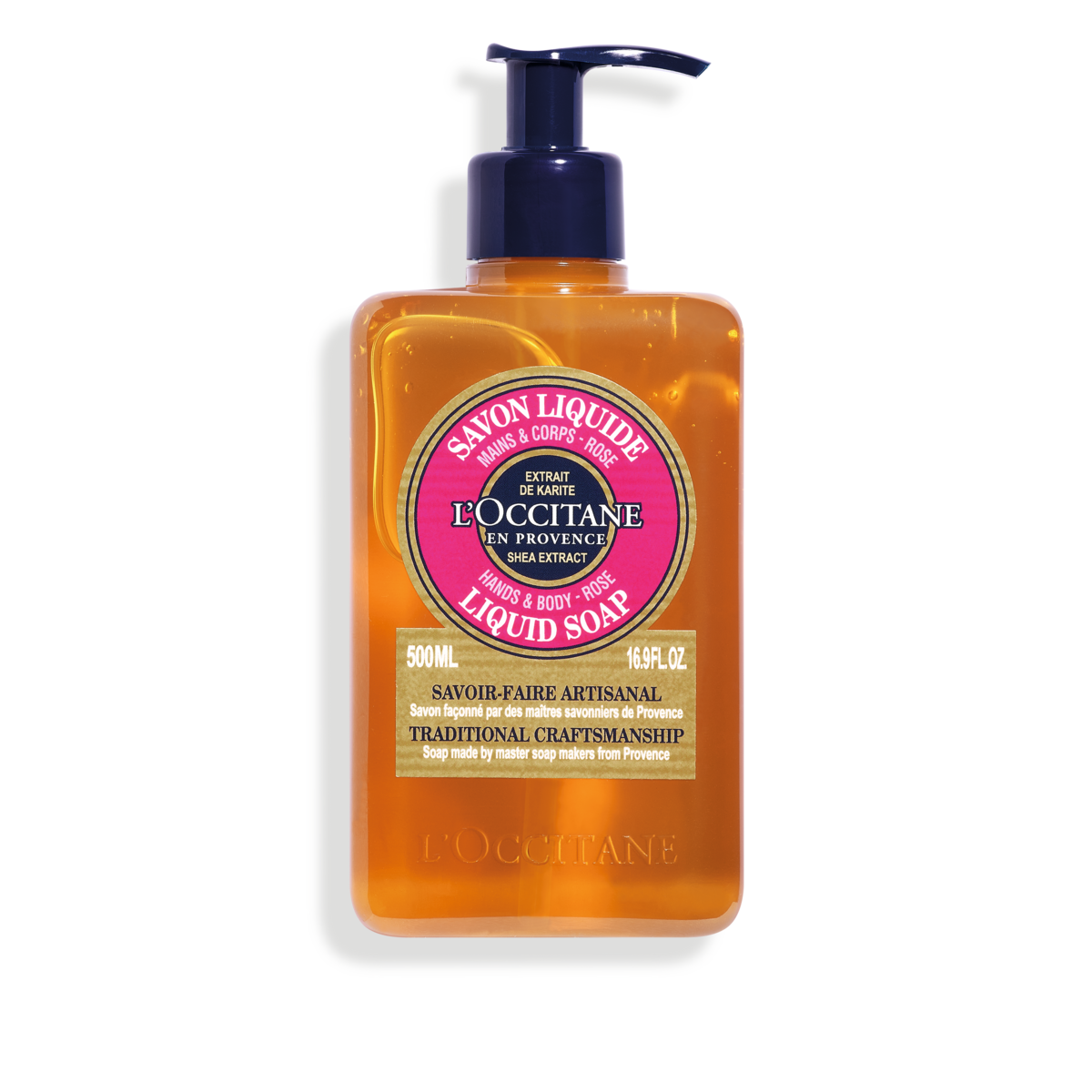 L'Occitane Shea Rose Liquid Soap - Floral, Moisturising Cleanse 500Ml 01SA500KRO22