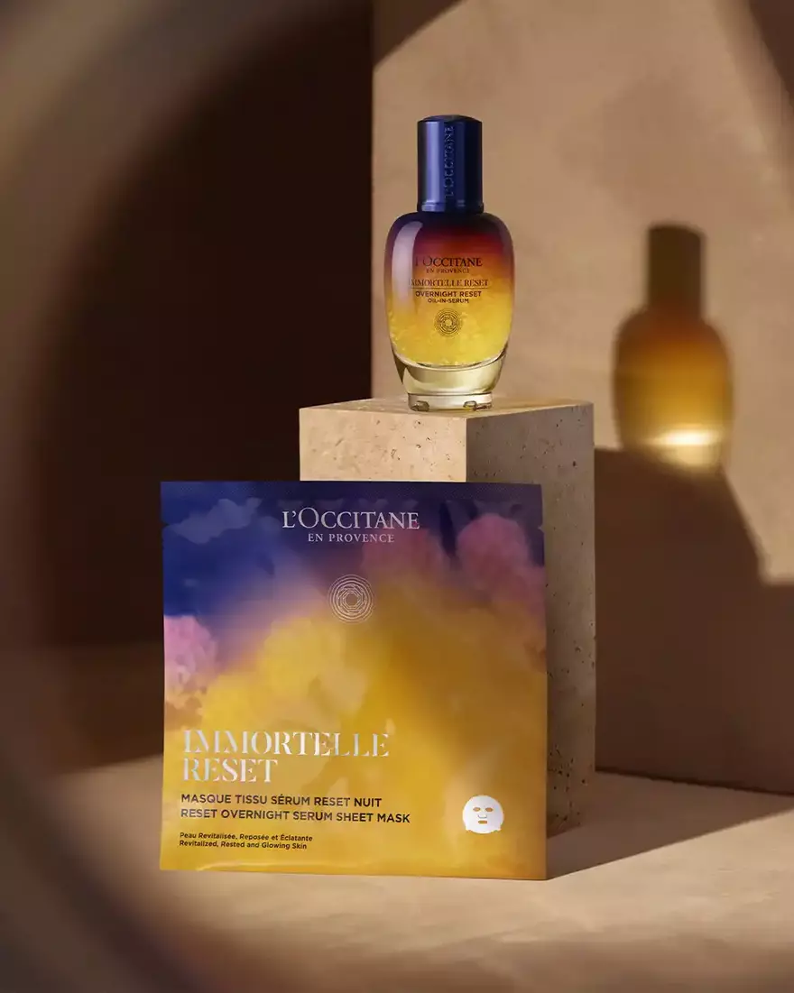 view 6/7 of Immortelle Reset Overnight Serum Sheet Mask, , AURECT