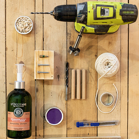 SHAMPOO BOTTLE TO BIRD FEEDER