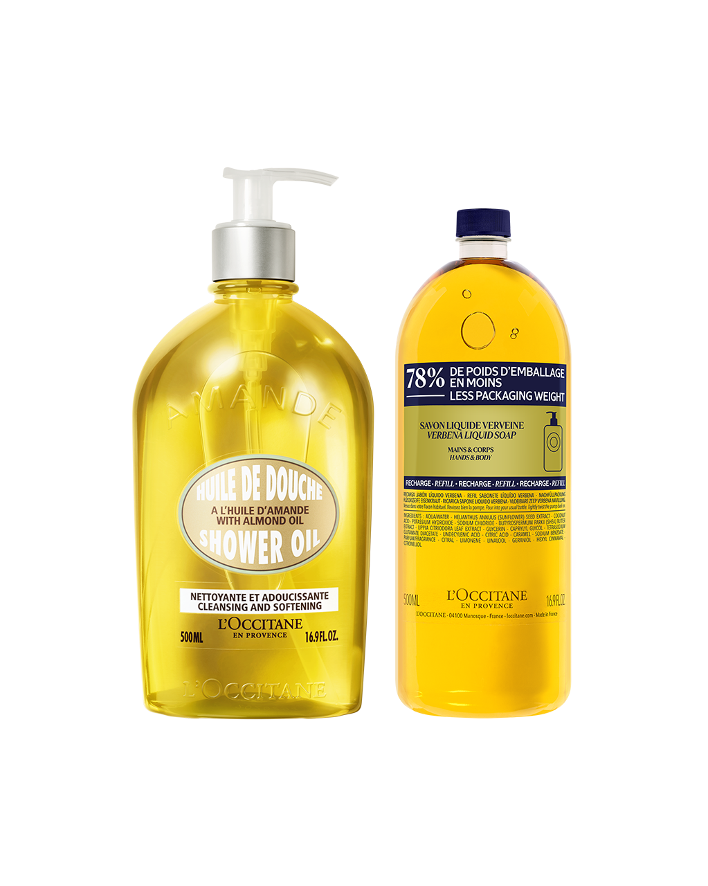 Almond Shower Oil Eco Duo | L'OCCITANE NZ